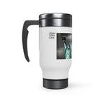 Stainless Steel Travel Mug with Handle, 14oz