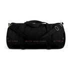 Stylish Duffel Bag - Motivational 'Better When Clean' Design for Gym & Travel