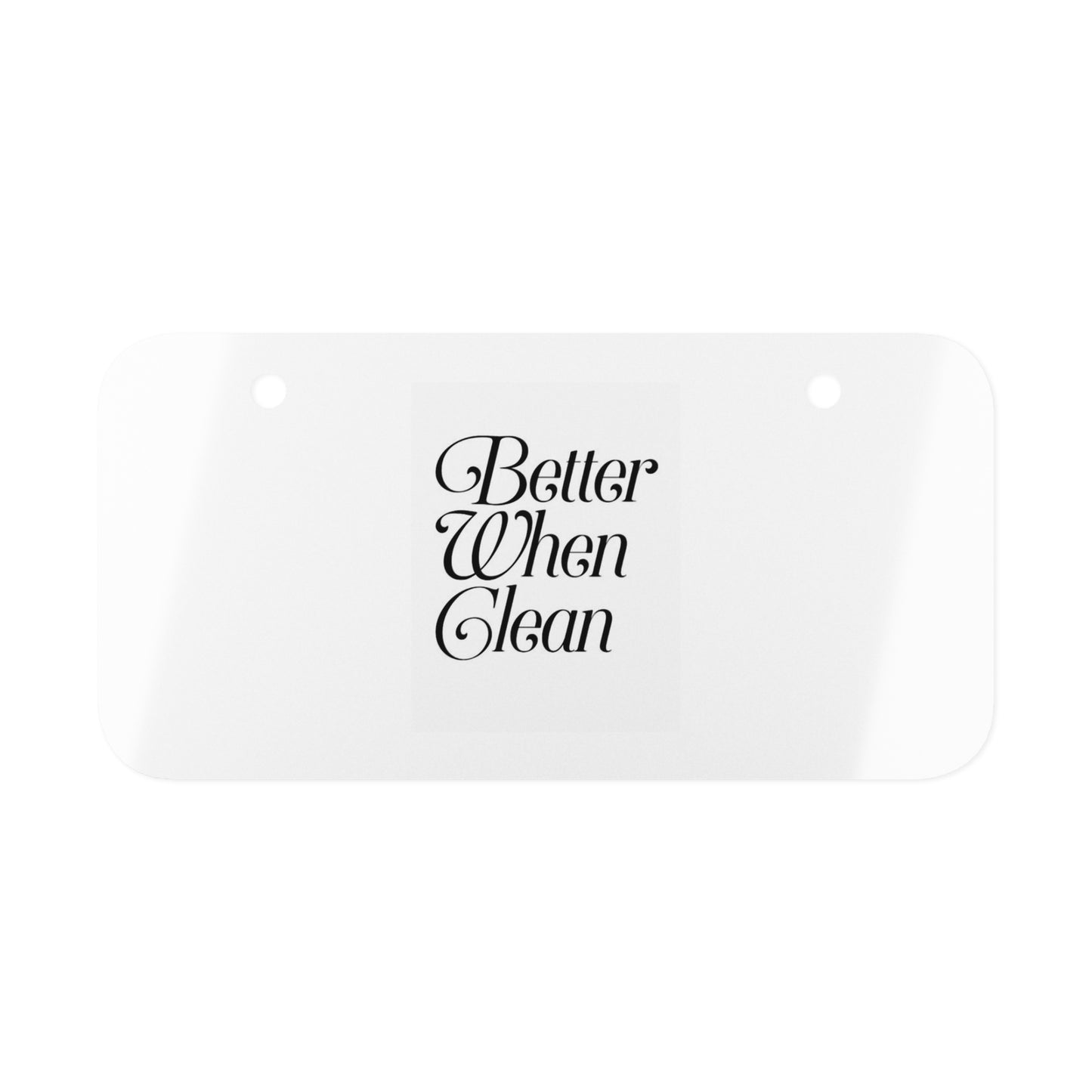 Custom Mini License Plate