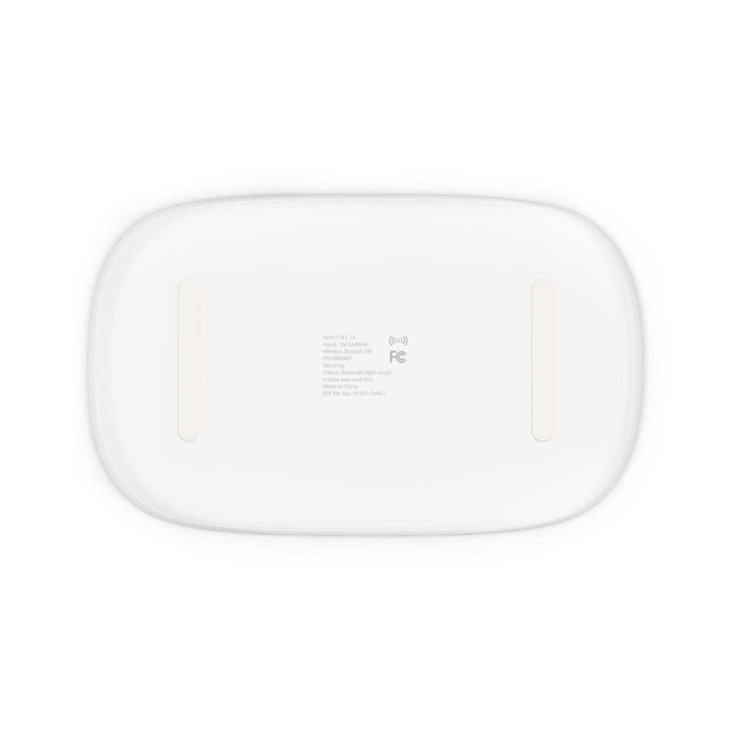 UV Phone Sanitizer and Wireless Charging Pad