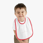 Stylish Baby Bib - "Better When Clean" Contrast Trim