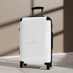 Sleek Travel Suitcase with 'Better When Clean' Design
