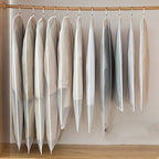 PEVA Clothes Dust Cover Long Dress Suit Coat  Dust Cover Closet Case Garment Storage Bag Clothes Wardrobes Hanging Organizer