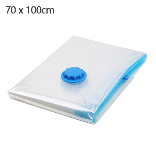 Vacuum Storage Bag Clothes Organizer Bag for Bedding,Pillows,Towel,Space Saver Travel Seal Packet With Valve Vacuum Bag Package